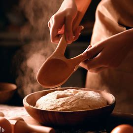 Use of Wooden Spoon in Baking